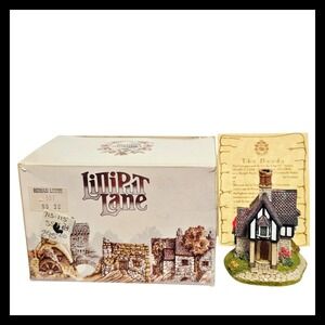 Lilliput Lane Rowan Lodge Miniature House with Deeds and Box Vintage Collectible
